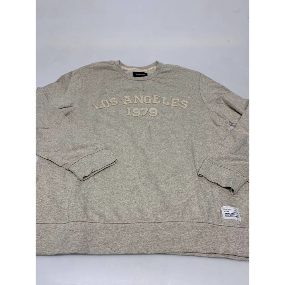 Adam Levine Pullover Los Angeles 1979 Beige L Men's A35